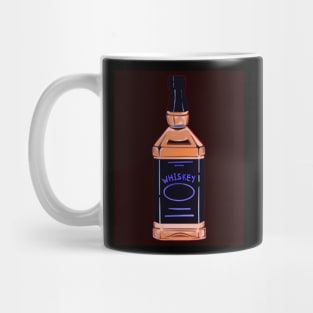 whiskey bottle pop art Mug